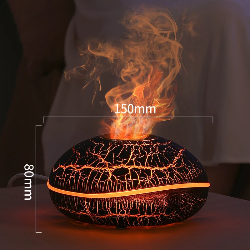 Air Humidifier Aromatherapy 200ml Ultrasonic Remote Control 7 Color Lights