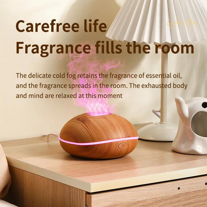 Air Humidifier Aromatherapy 200ml Ultrasonic Remote Control 7 Color Lights