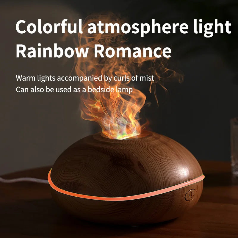 Air Humidifier Aromatherapy 200ml Ultrasonic Remote Control 7 Color Lights