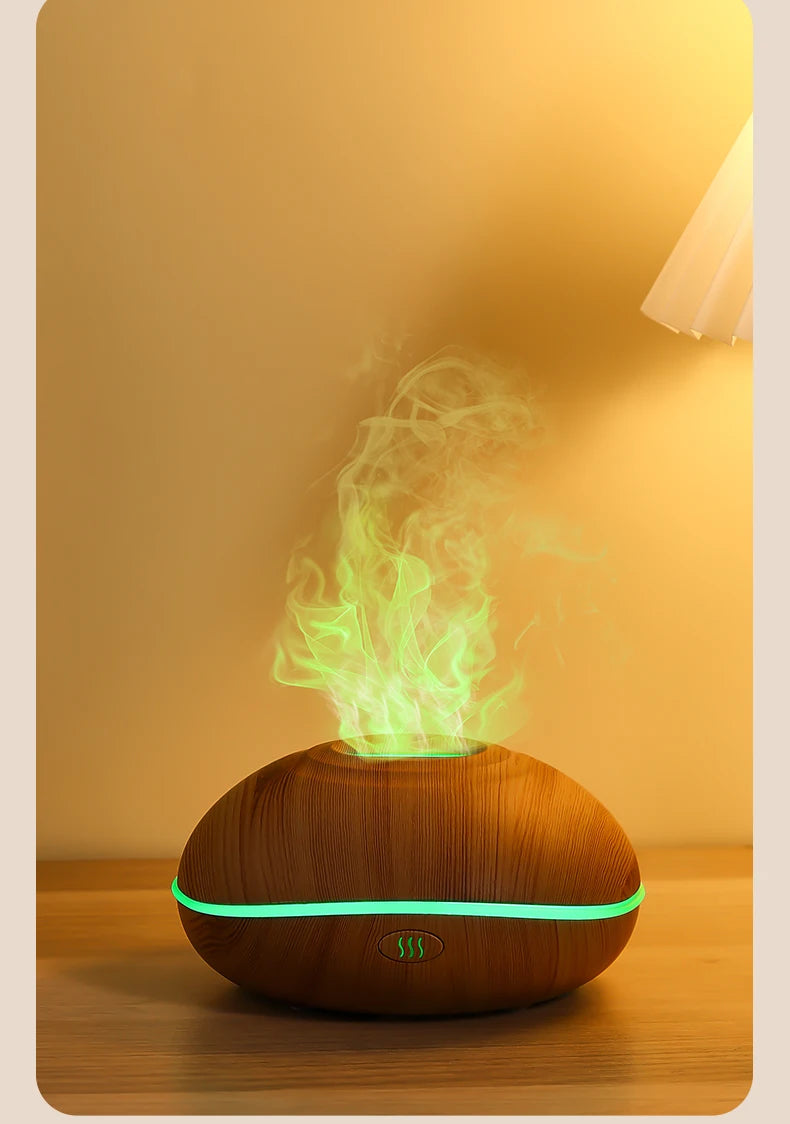 Air Humidifier Aromatherapy 200ml Ultrasonic Remote Control 7 Color Lights