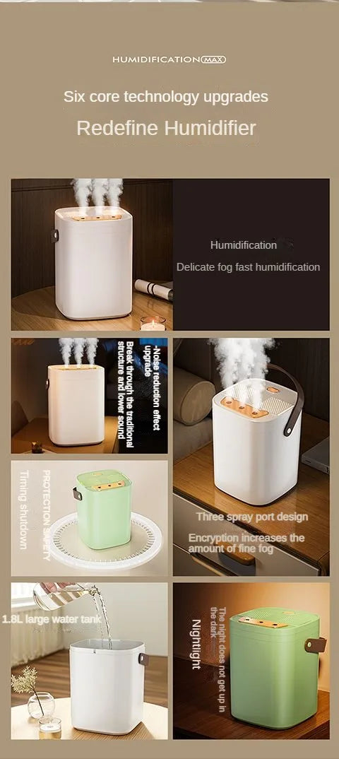 Night Light Air Purifier 1.8L