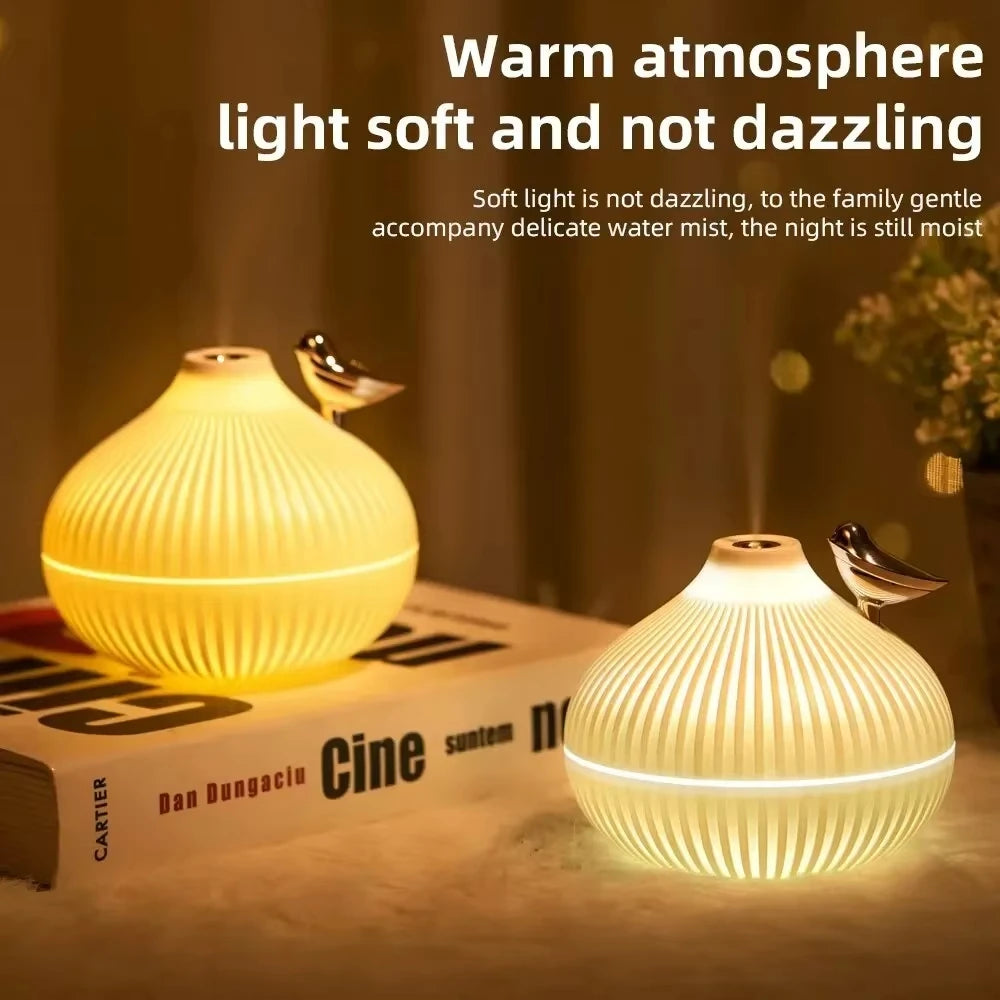 Humidifier Scented  Creative Onion Shape Can Do Night Light Quiet Sleep
