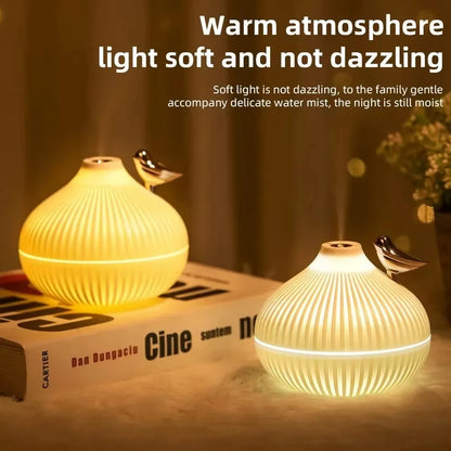 Humidifier Scented  Creative Onion Shape Can Do Night Light Quiet Sleep